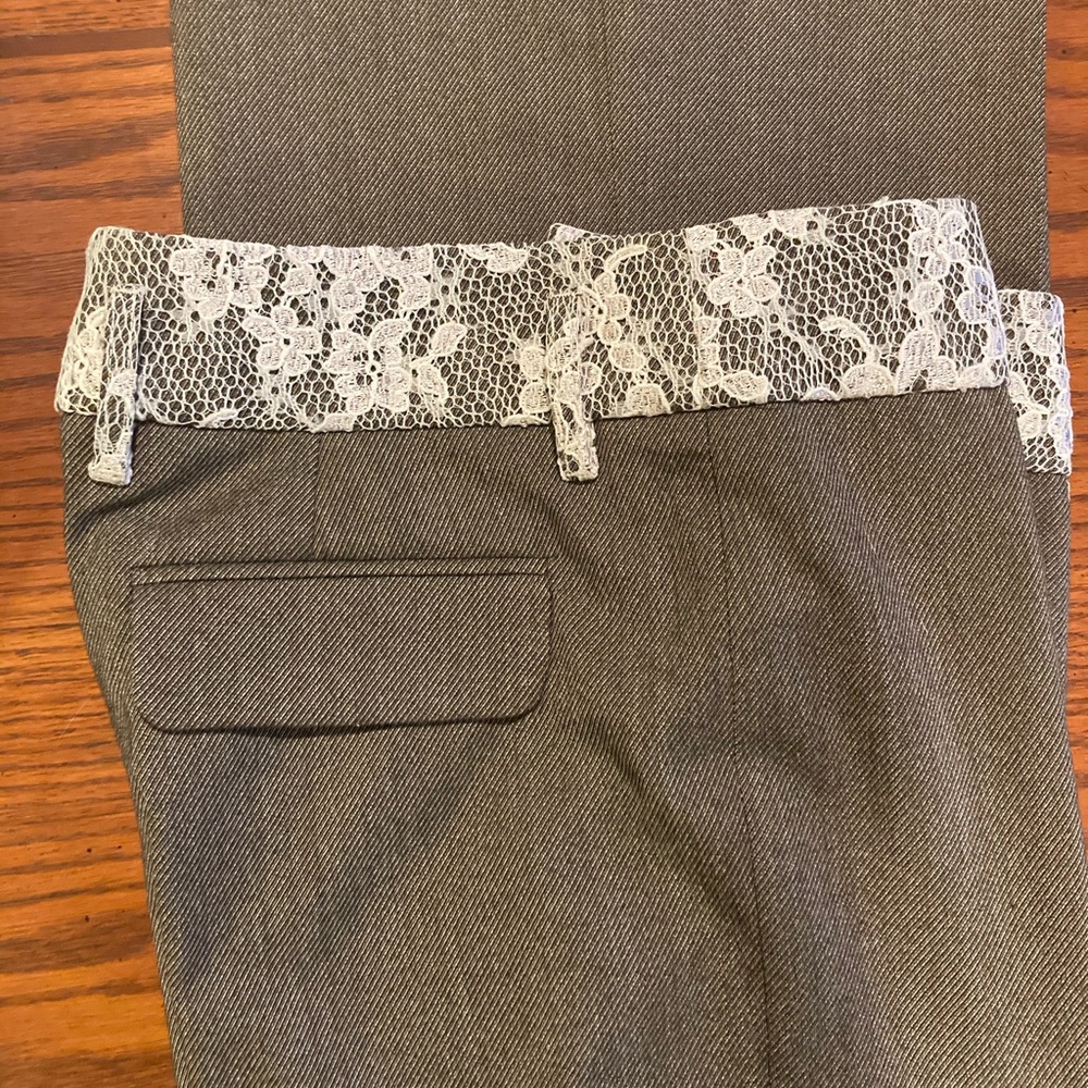 Bebe flare pants.